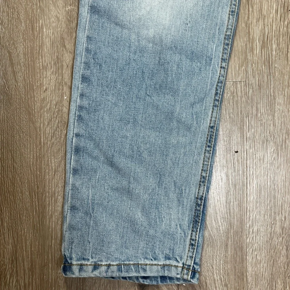 Levi's 511 Men's Jeans 32x30 Light Wash Marbling Denim Slim Tapered